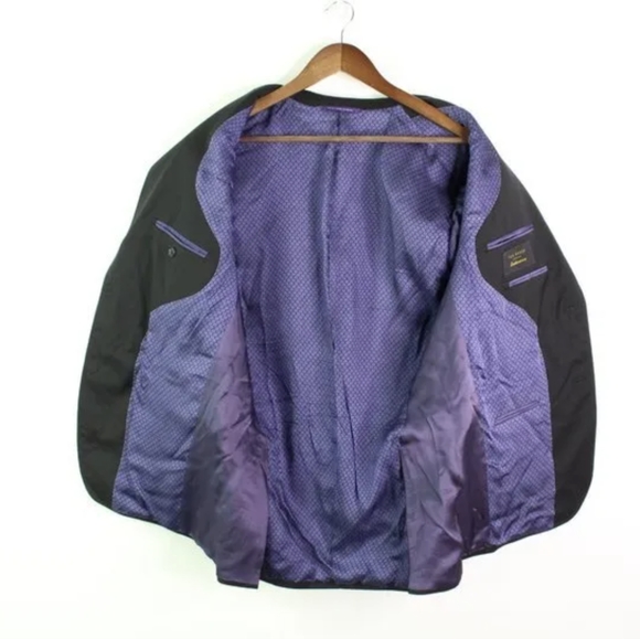 Ted Baker Endurance Jones Ct Wool Sport Coat Black 44R - Picture 6 of 7